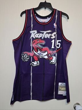 NEW NBA Mitchell & Ness Vince Carter  Swingman Road Jersey Raptors 98-99 Size L‎
